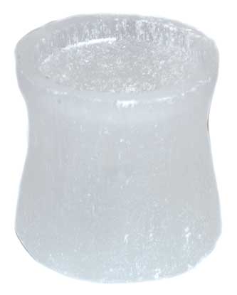 #1 1/2" Selenite ball stand# - ## at Solace GemWorks