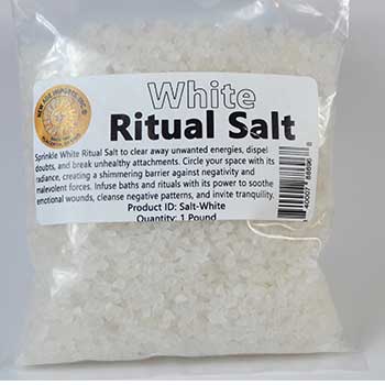 #1 Lb. White ritual salt# - ## at Solace GemWorks