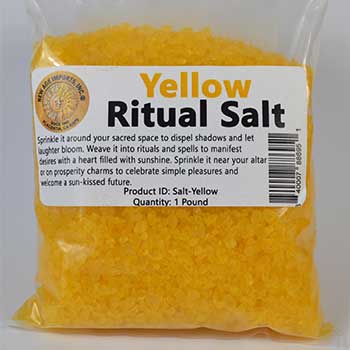 #1 Lb. Yellow ritual salt# - ## at Solace GemWorks