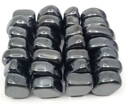 Magnetic Hematite Tumbled Stones - Bulk Wholesale choose: 1lb, 3lbs or 5lbs