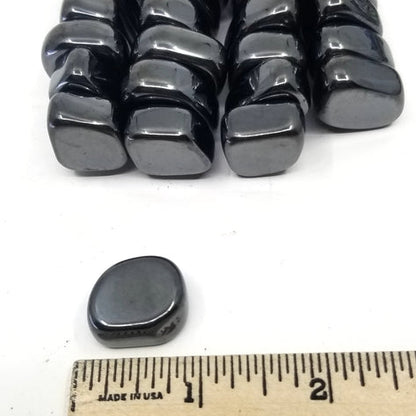 Magnetic Hematite Tumbled Stones - Bulk Wholesale choose: 1lb, 3lbs or 5lbs