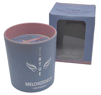 #22 hr Melchizedech Virtue archangel candle# - ## at Solace GemWorks