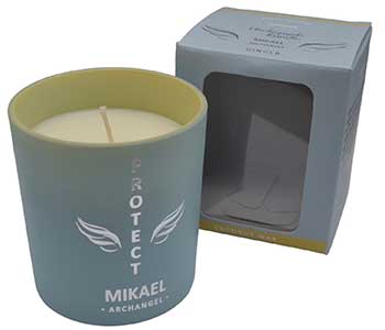 #22 hr Mikael Protection archangel candle# - ## at Solace GemWorks