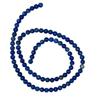 #4mm Lapis beads# - ## at Solace GemWorks