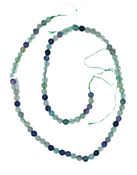 #4mm Rainbow Fluorite beads# - ## at Solace GemWorks