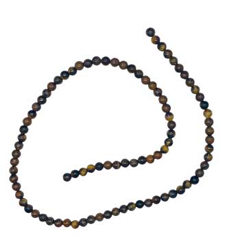 #4mm Tigers Eye beads# - ## at Solace GemWorks