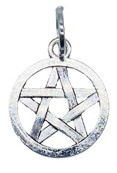 #5/8" Pentagram amulet# - ## at Solace GemWorks