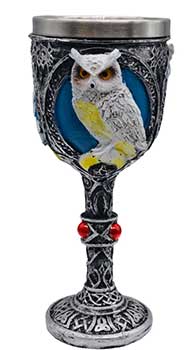 #6 1/2" Mystic Owl chalice# - ## at Solace GemWorks