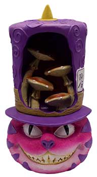 #6 3/4" Cheshire Cat back flow incense burner# - ## at Solace GemWorks