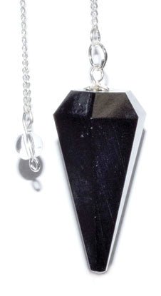 #6 - sided Black Tourmaline pendulum# - ## at Solace GemWorks