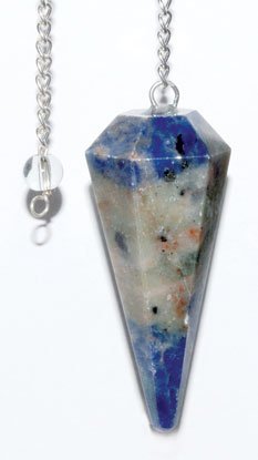 #6 - sided Sodalite pendulum# - ## at Solace GemWorks