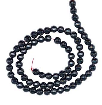 #6mm Hematite beads# - ## at Solace GemWorks