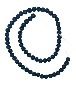 #6mm Lava beads# - ## at Solace GemWorks