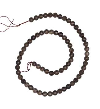 #6mm Smoky Quartz beads# - ## at Solace GemWorks