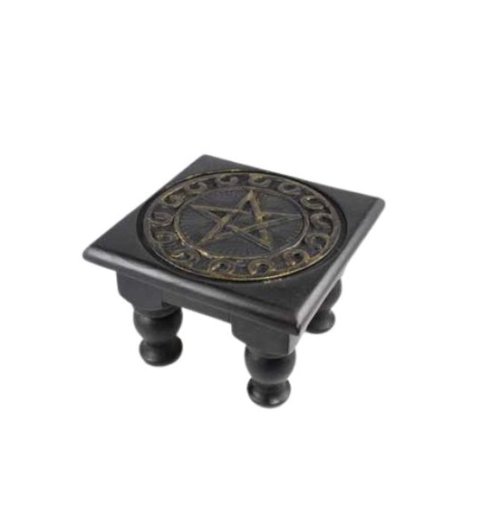 #6"x6" Pentagram altar table# - ## at Solace GemWorks