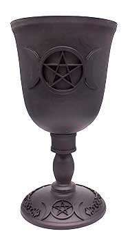 #7 5/8" Triple Moon & Pentagram chalice# - ## at Solace GemWorks