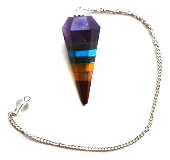 #7 Chakra Multi pendulum# - ## at Solace GemWorks