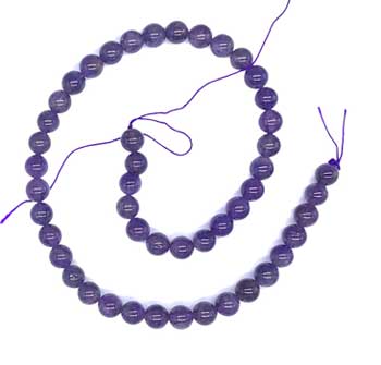 #8mm Amethyst beads# - ## at Solace GemWorks