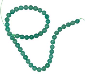 #8mm Green Aventurine beads# - ## at Solace GemWorks