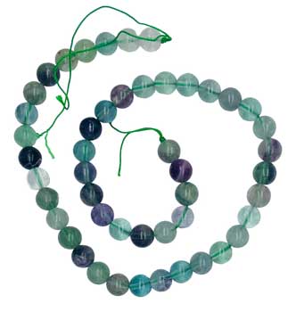 #8mm Rainbow Fluorite beads# - ## at Solace GemWorks