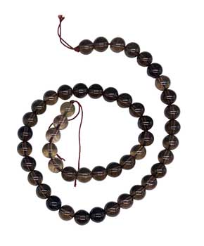 #8mm Smoky Quartz beads# - ## at Solace GemWorks