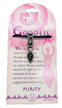 Lotus Goddess amulet