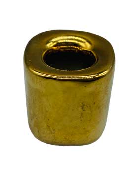 Gold ceramic holder