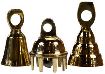 Brass Bell 3/4" (set of 12)