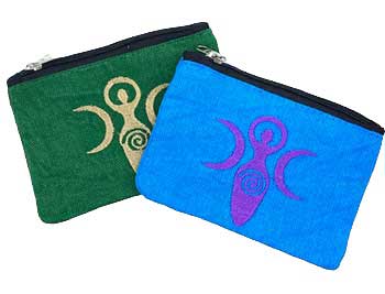 Goddess of Earth coin purse (set of 2)