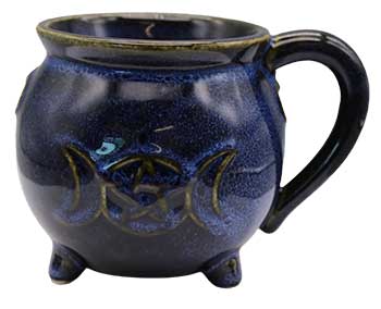 Pentagram Cauldron Blue mug (3 3/4")
