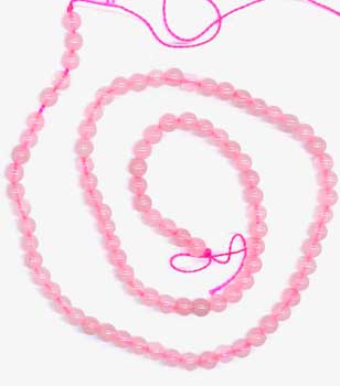 4mm Rose Quartz beads