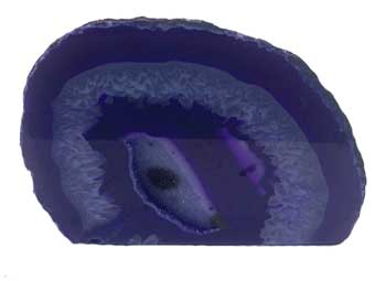 Geode Purple Agate cut (1.0-1.3lb)