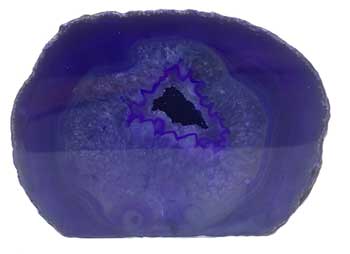 Geode Purple Agate cut (1.5-1.8lb)