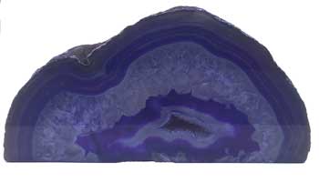Geode Purple Agate cut (2.0-2.5lb)