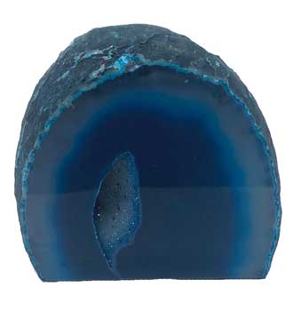 Geode Teal Agate cut (1.0-1.5lb)