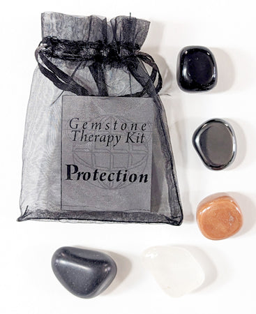 Protection gemstone therapy pouch