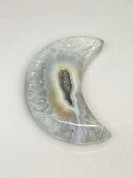 Moon Druse Agate Geode (small)