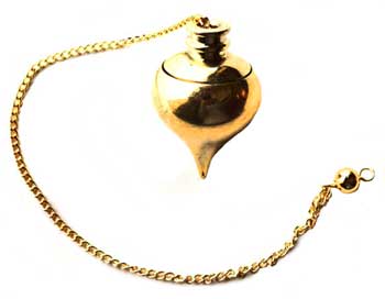 Gold Plated pendulum w/ Compartment