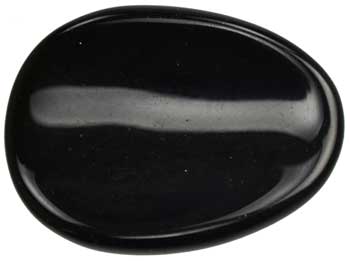 Black Obsidian worry stone