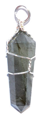 Labradorite wire wrapped point