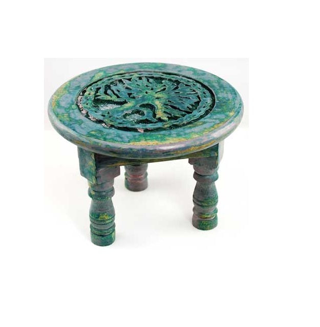 Round Tree of Life altar table 6"