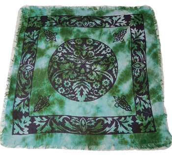 Green Man altar cloth 18"x18"