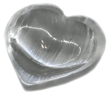 Selenite Heart bowl (4")