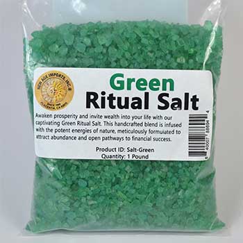 1 Lb. Green ritual salt