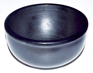 Black Stone Scrying Bowl (4")