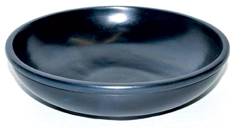 Black Stone Scrying Bowl (6")