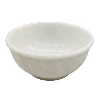 White Marble scrying bowl (4")