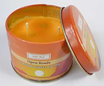 #Abre Caminos (Open Roads) quartz tin candle# - ## at Solace GemWorks