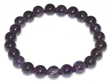 #Amethyst bracelet 8mm# - ## at Solace GemWorks