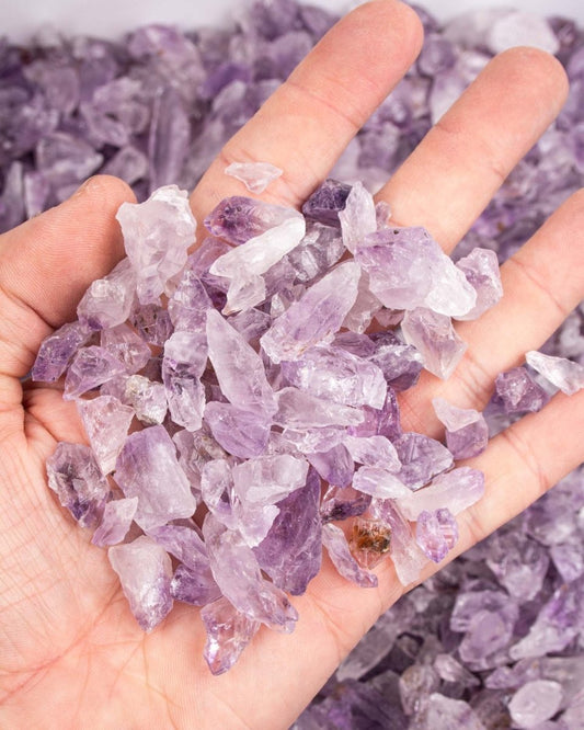 #Amethyst Points and Chips - LAST BAG - 75% OFF - 11 pound bag @ $50 + FREE SHIPPING.# - ## at Solace GemWorks